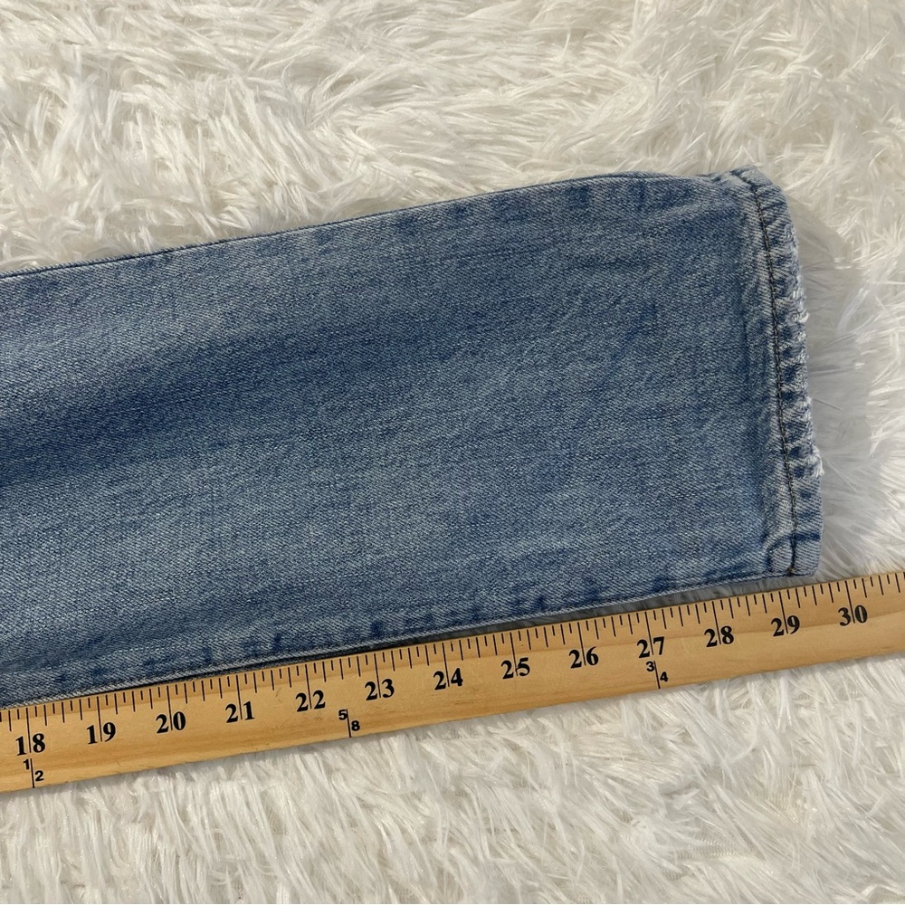 Pistols Jeans Womens 27 Blue Distressed Frayed Hem Pockets - Picture 9 of 10